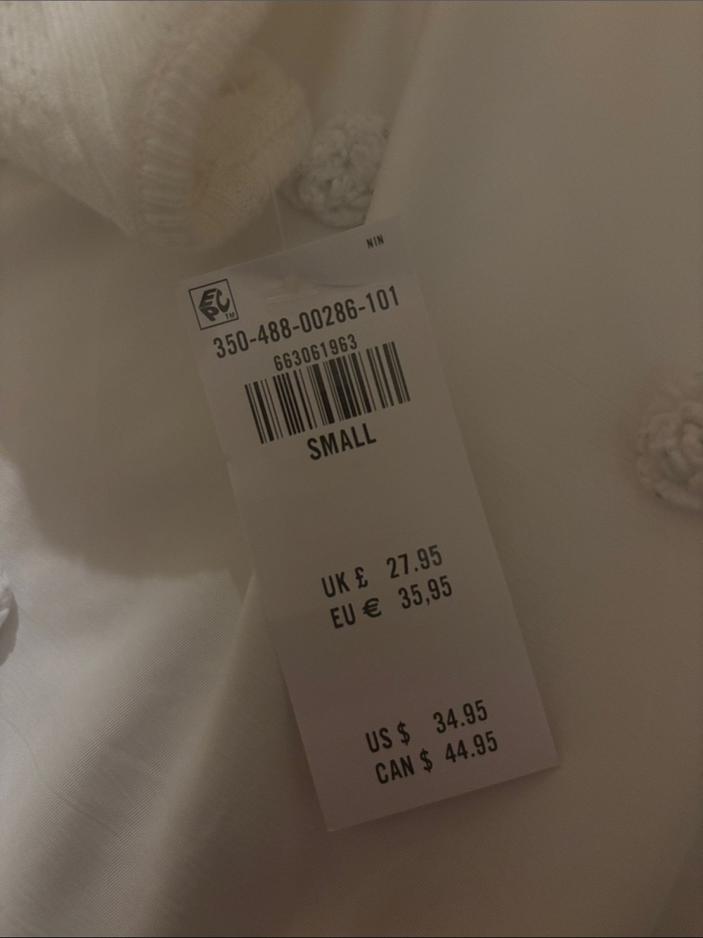 Hollister Cream Ribbed Scoop-Neck Drawstring Top - Picture 5 of 5